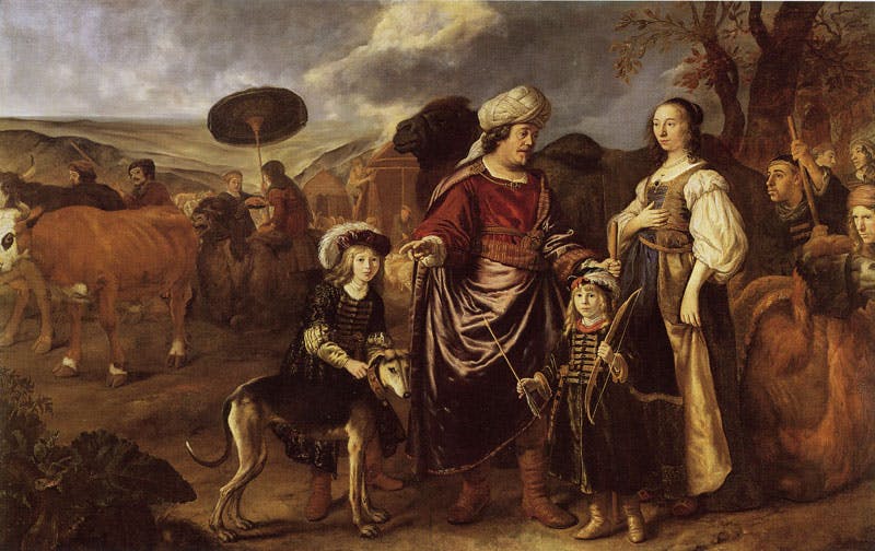Isaac and Rebecca with Jacob and Esau – Jan Victors