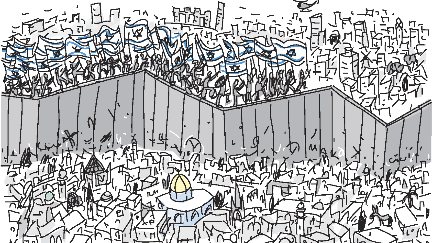 Jerusalem Day cartoon