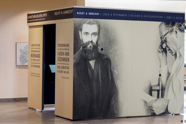 <em>An exhibit from the Cologne exhibition, People, Pictures, Places, to mark 1,700 years of Jewish life in Germany (Stefan Arendt/LVR-ZMB)</em>