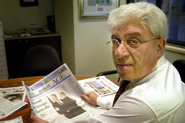 Michael Gawenda at <em>The Age</em> in 2004, when he was editor-in-chief (Michael Rayner)