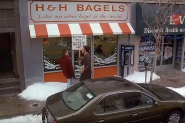 The Seinfeld scene at H&amp;H Bagels in New York