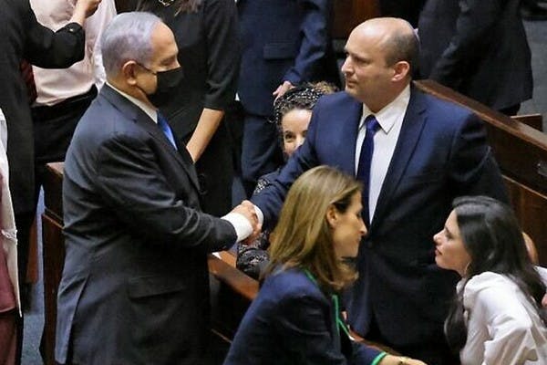 Netanyahu and Bennett in transition after the last election