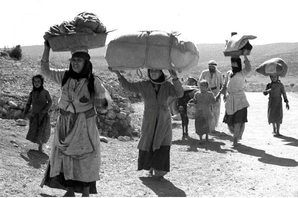 Palestinian refugees in 1948