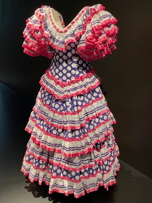 Sylvan Rubinstein's flamenco dress
